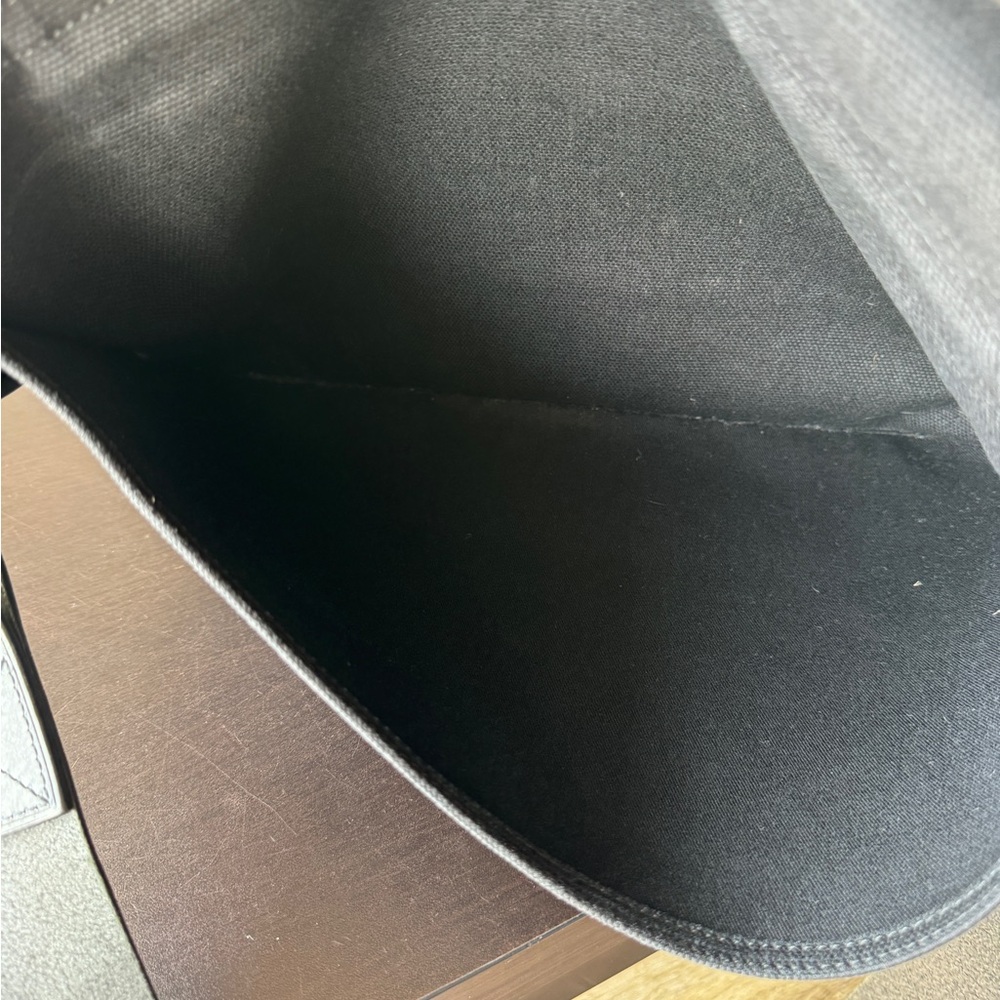 MULBERRY Messenger Satchel Document Shoulder Bag Gray Canvas - Picture 10 of 16